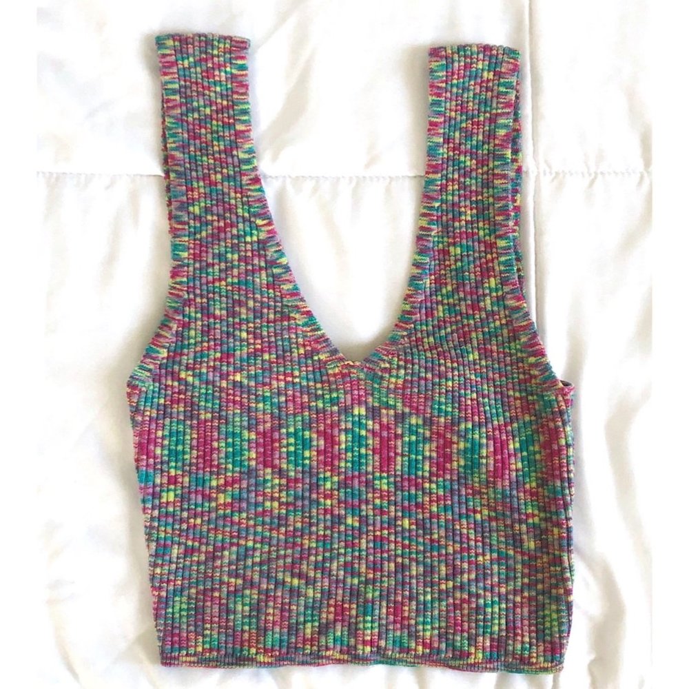 Pacsun Kendall & Kylie Space Dye Sweater Tank Top